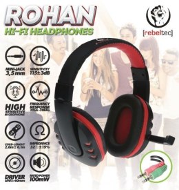 Słuchawki stereofoniczne PC Rohan, z mikrofonem, 2x mini jack 3,5mm (in/out)