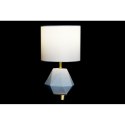 Lampa stołowa DKD Home Decor Biały Poliester Metal Ceramika 220 V Złoty 50 W (20 x 20 x 37 cm)