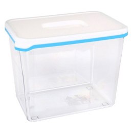 Prostokątne pudełko na lunch z pokrywką White & Blue Wysoki - 0,65 L