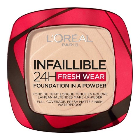 Podkład pod makijaż puder Infallible 24h Fresh Wear L'Oreal Make Up AA186600 (9 g)