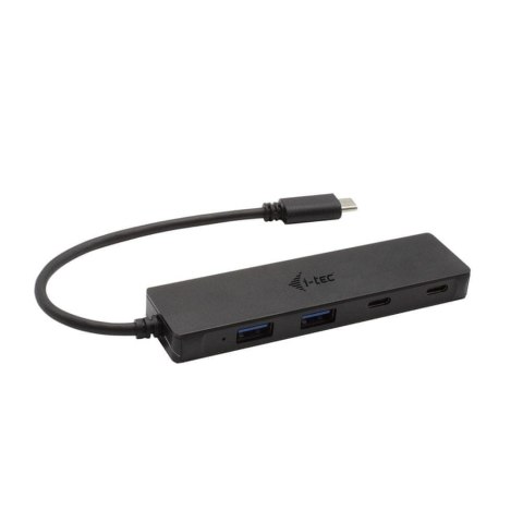 Adapter USB-C Metal HUB 2x USB 3.0 + 2x USB-C