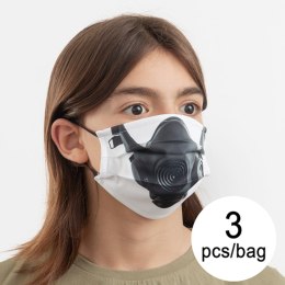 Maska higieniczna materiałowa wielokrotnego użytku Gas Luanvi Rozmiar M Zestaw 3 sztuk