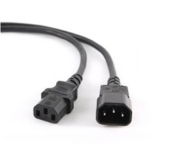 Kabel GEMBIRD PC-189-VDE-5M (C13 / IEC C13 / IEC 320 C13 - C14 ; 5m; kolor czarny)