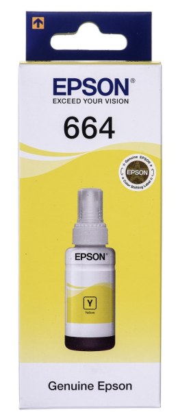 Tusz Epson C13T66444A (oryginał ; 70 ml; żółty)