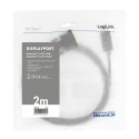 Kabel DisplayPort 1.2 do DVI 2m Czarny