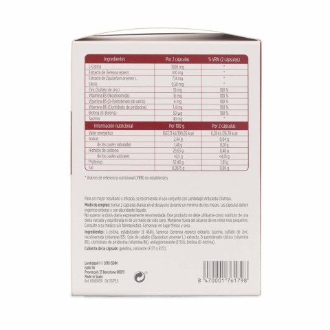 Kapsułki Isdin Lambdapil Kuracja Przeciw Wypadaniu Włosów (180 uds)