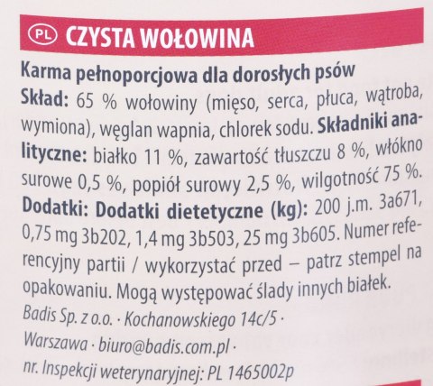 ANIMONDA GranCarno Single Protein wołowina - mokra karma dla psa - 800g