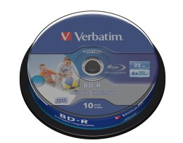 Płyta BDR Verbatim 43804 (25GB; 6x; 10szt.; Cake)