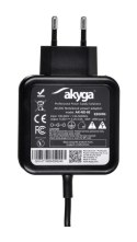 Zasilacz sieciowy Akyga AK-ND-60 do notebooka (20 V; 2,25 A, 2,31 A, 2,37 A, 2,64 A, 3,0 A; 45W; USB Typ C )