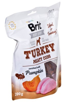 Brit Jerky Turkey Meaty Coins - Indyk - przysmak dla psa - 200 g