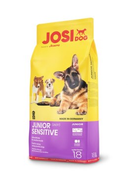JOSERA JosiDog Junior Sensitive - sucha karma dla psów o wrażliwym układzie pokarmowym - 15kg + 3kg GRATIS