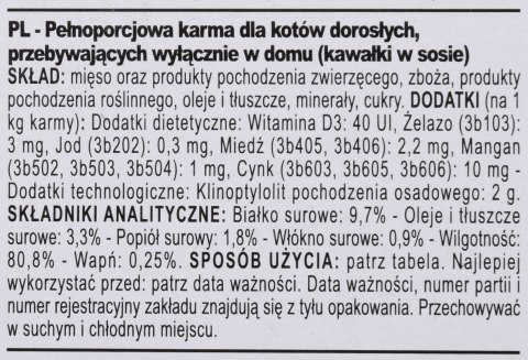 ROYAL CANIN FHN Indoor w sosie - mokra karma dla kota dorosłego - 12x85g