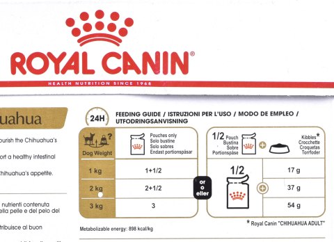 ROYAL CANIN BHN Chihuahua Adult - mokra karma dla psa dorosłego - 12x85g