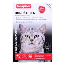 BEAPHAR - obroża na kleszcze refleksyjna dla kociąt i kotów - 35cm