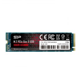 Dysk SSD Silicon Power A80 1TB M.2 PCIe NVMe Gen3x4 TLC 3400/3000 MB/s (SP001TBP34A80M28)