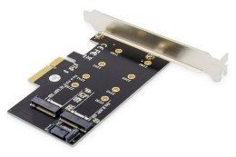 Karta rozszerzeń (Kontroler) M.2 NGFF/NVMe SSD PCIe 3.0 x4 SATA 80, 60, 42, 30 mm
