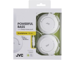 Słuchawki JVC HAS-R185WE (nauszne; z mikrofonem; kolor biały