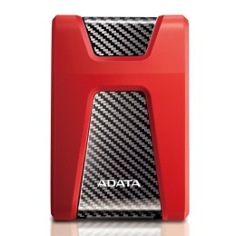 Dysk zewnętrzny HDD ADATA HD650 AHD650-2TU31-CRD (2 TB; 2.5"; USB 3.1; kolor czerwony)