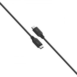 Kabel Silicon Power Boost Link PVC LK15CC PD/QC3.0 USB-3 - USB-C, Black, 1m