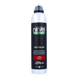 Spray do Siwych Włosów Green Dry Color Nirvel Green Dry Mahoń (300 ml)