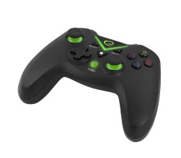 Gamepad bezprzewodowy Esperanza EGG112K (Android, PC, PS3, Xbox One; kolor czarny, kolor zielony)