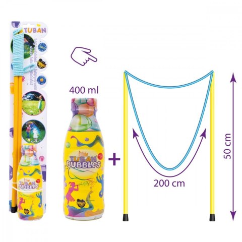 Sznurek do wielkich baniek + płyn 400 ml