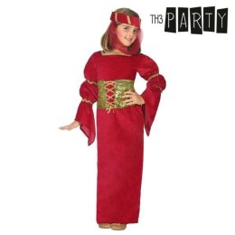 Kostium dla Dzieci Średniowieczna Dama Czerwony - 7-9 lat