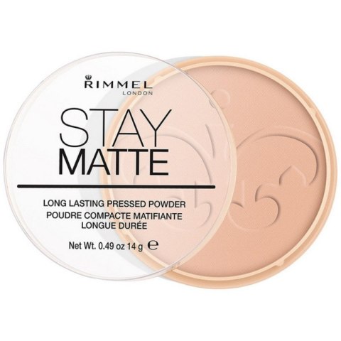 Puder kompaktowy Stay Matte Rimmel London - 006 - warm beige 14 g