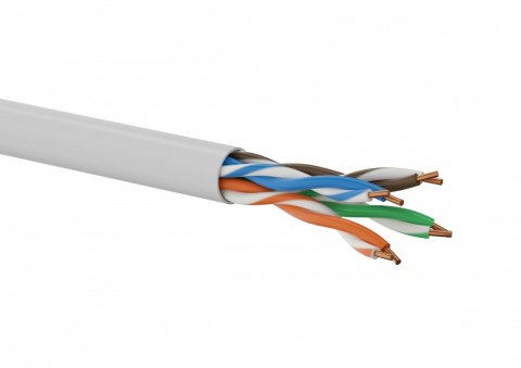 Kabel teleinformatyczny U/UTP kat.5E PVC 100% Miedź 305m - 10 lat gwarancji