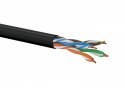 Kabel teleinformatyczny U/UTP kat.5E Zewnętrzny Suchy 100% Miedź 305m - 10 lat gwarancji