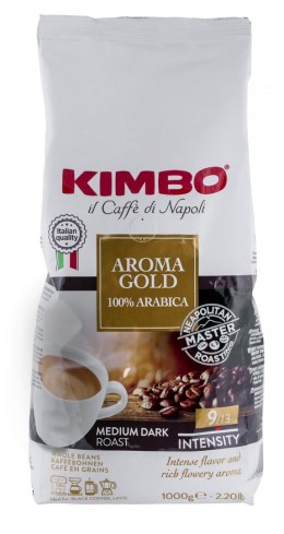 Kawa Kimbo Aroma Gold 1 kg, Ziarnista