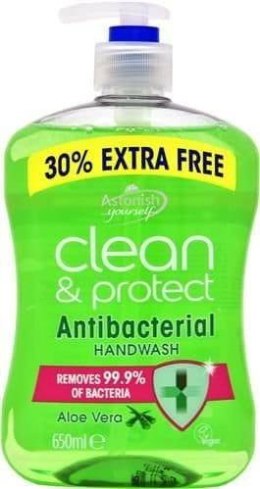 Astonish Clean & Protect Aloe Vera - Antybakteryjne mydło w płynie 650ml