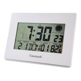 Zegar ścienny z termometrem Timemark Biały (24 x 17 x 2 cm)