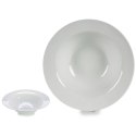 Talerz do makaronu Biały Porcelana 23 x 6,5 x 23 cm (Ø 23 cm)
