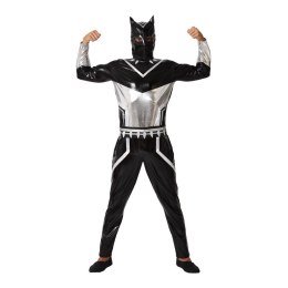 Kostium dla Dorosłych Black Panther Czarny Superbohater - M/L