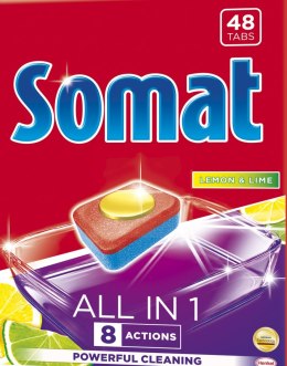 SOMAT Tabletki do zmywarki All-in-1 LemonLi 48szt
