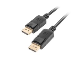 Kabel Lanberg CA-DPDP-10CC-0030-BK (DisplayPort M - DisplayPort M; 3m; kolor czarny)