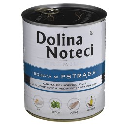 DOLINA NOTECI Premium bogata w pstrąga - mokra karma dla psa - 800g