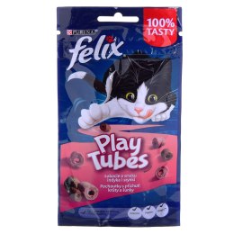 FELIX Play Tubes Indyk, Szynka - przysmak dla kota - 50 g