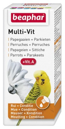 Beaphar Multi-Vit preparat witaminowy dla papugi 20ml