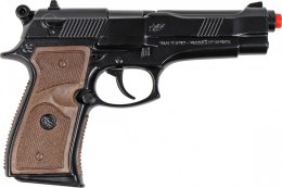 Gonher Metalowy pistolet policyjny 8 naboi