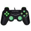 Gamepad kontroler Esperanza TROOPER EGG107G (PC, PS3; kolor czarno-zielony)