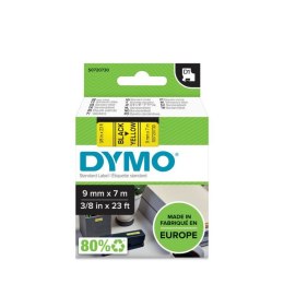 Taśma DYMO D1- 9mm x 7m czarny/żółty S0720730 (9 mm )