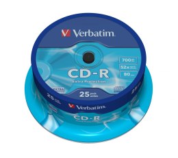 Płyta CD Verbatim 43432 (700MB; 52x; 25szt.; Cake)
