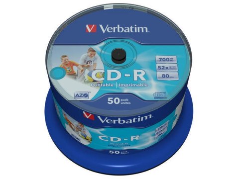 Płyta CD Verbatim 43438 (700MB; 52x; 50szt.; Cake)