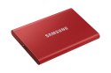 Dysk zewnętrzny SSD Samsung T7 (500GB; USB 3.2; czerwony; MU-PC500R/WW)