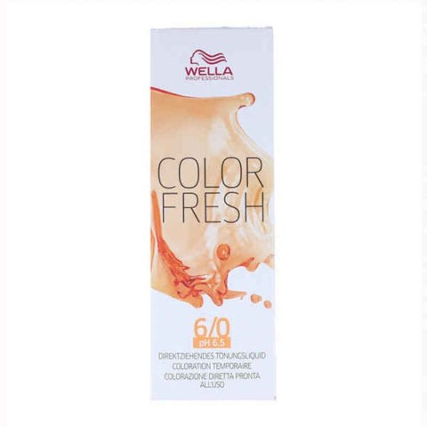 Tymczasowa Koloryzacja Color Fresh Wella Color Fresh Nº 6.0 (75 ml)