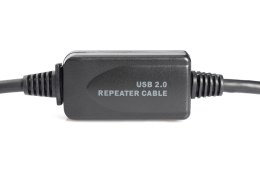 Kabel DIGITUS DA-73102 (USB ; 20m; czarny)