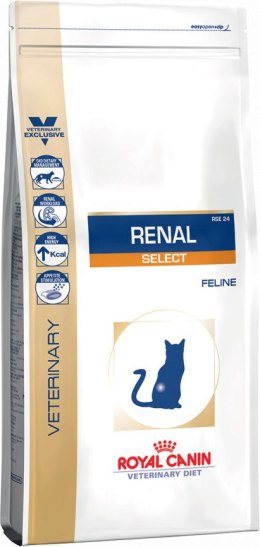 ROYAL CANIN Renal Select Cat Dry - dietetyczna, sucha karma dla dorosłych kotów - 4 kg