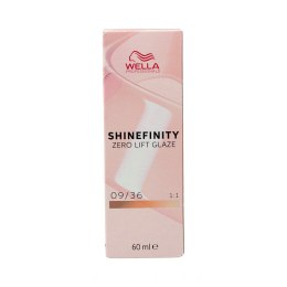 Koloryzacja permanentna Wella Shinefinity Nº 09/36 (60 ml)